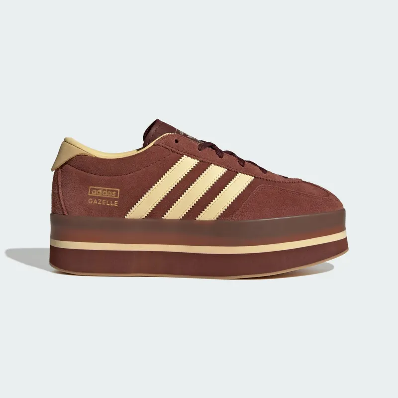 Adidas Gazelle Stack Fox Brown / Orange Tint / Gum (JS3928)
