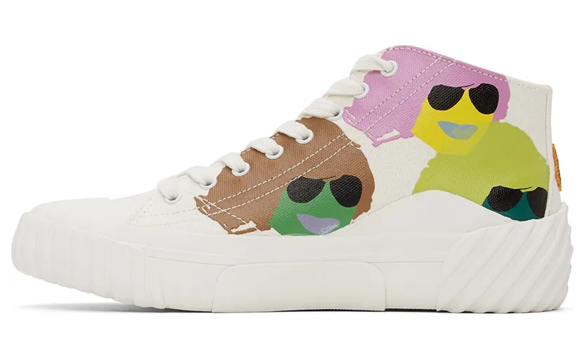 Kenzo White Tiger Crest High Sneakers (FC55SN440F73) (3)