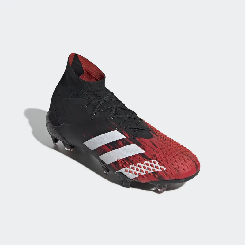 adidas Predator Mutator 20.1 FG Black White Red Core Black/Cloud White/Active Red (EF1629)