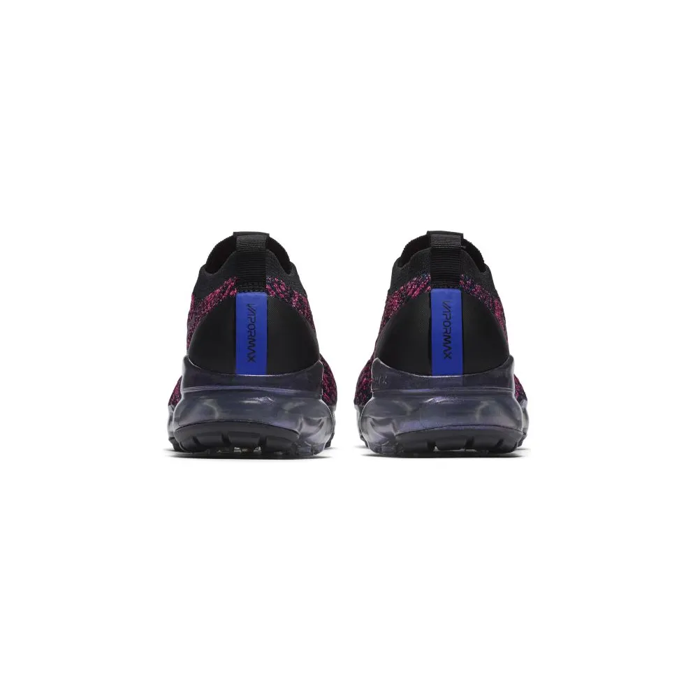 Nike Air VaporMax Flyknit 3 Throwback Future (W) Black/Blue Lagoon-Laser Fuchsia-Metallic Silver (AJ6910-003)
