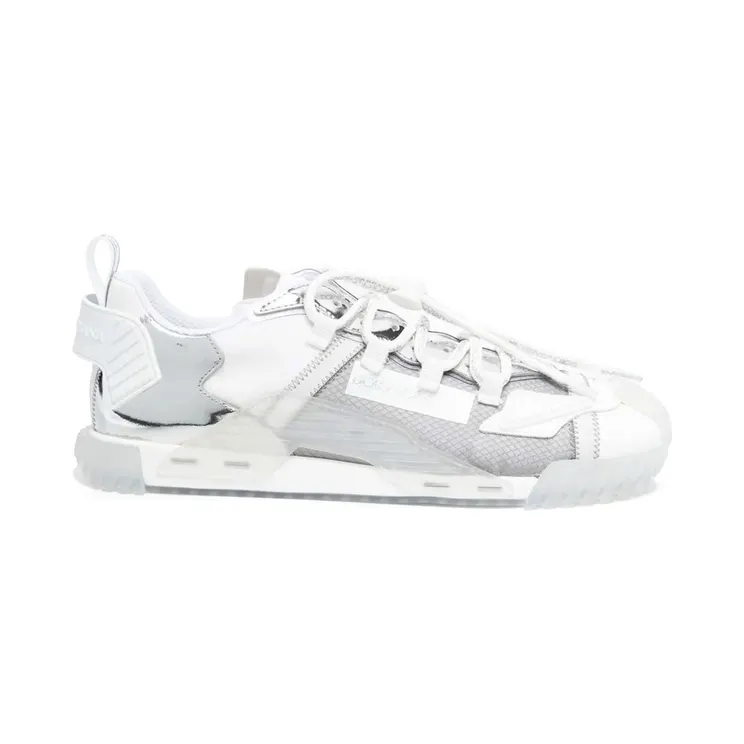 Dolce & Gabbana NS1 Low Top White Silver (CS1770 AD978 8B441)