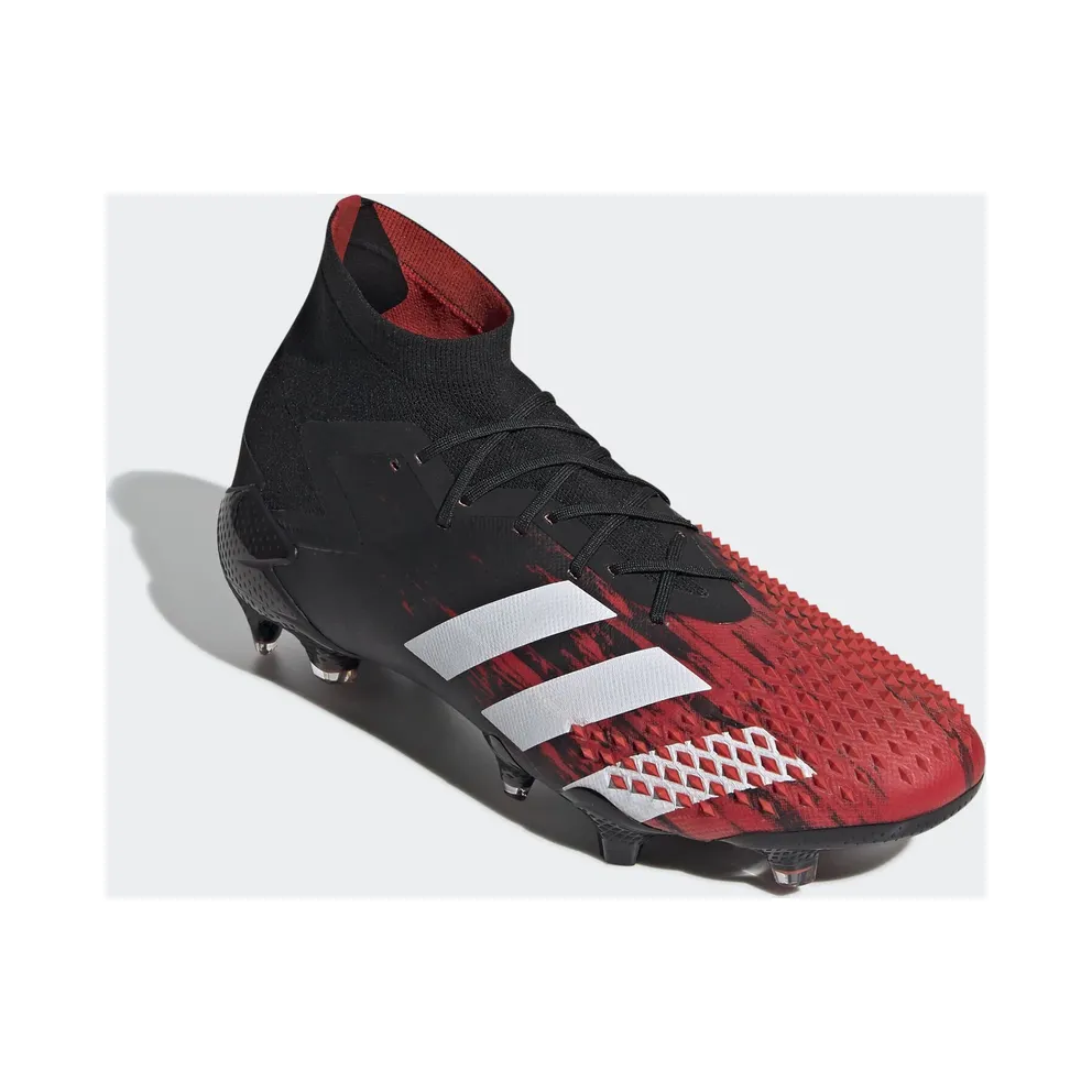 adidas Predator Mutator 20.1 FG Black White Red Core Black/Cloud White/Active Red (EF1629)