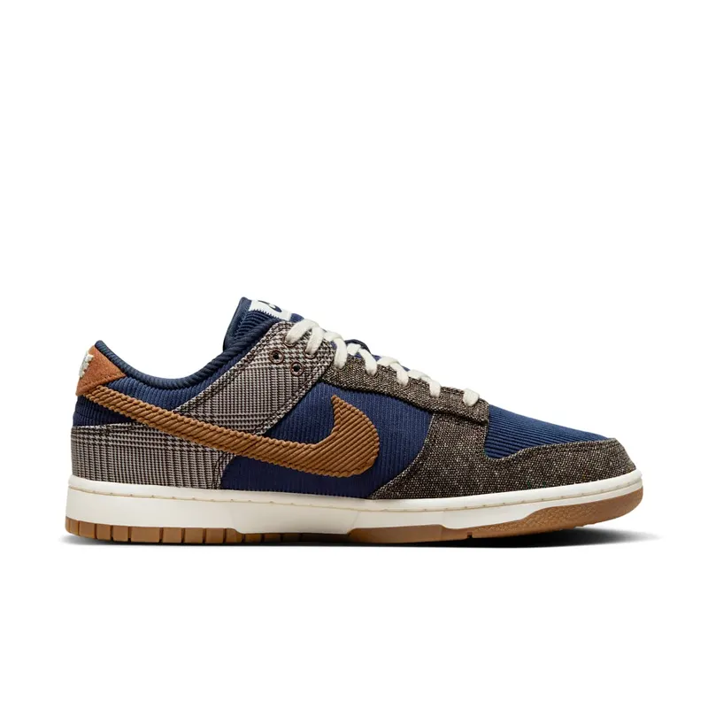 Nike Dunk Low Premium “Tweed & Corduroy / Midnight Navy” (FQ8746-410)