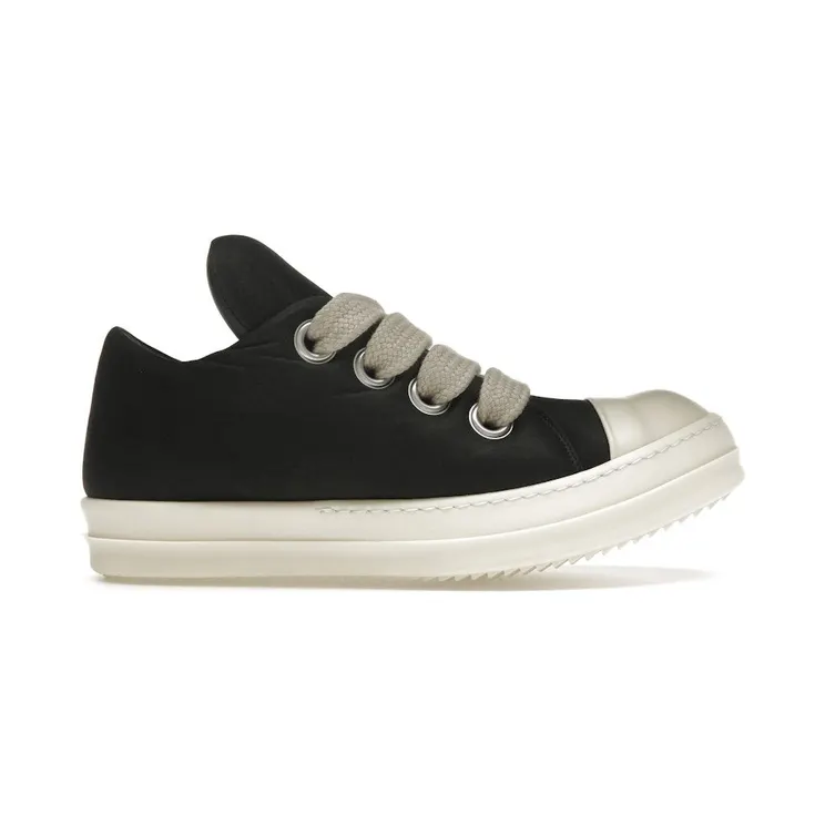 Rick Owens Porterville Runway Jumbo Lace Padded Low Black Milk (RR02D6893 LSAW2 911)