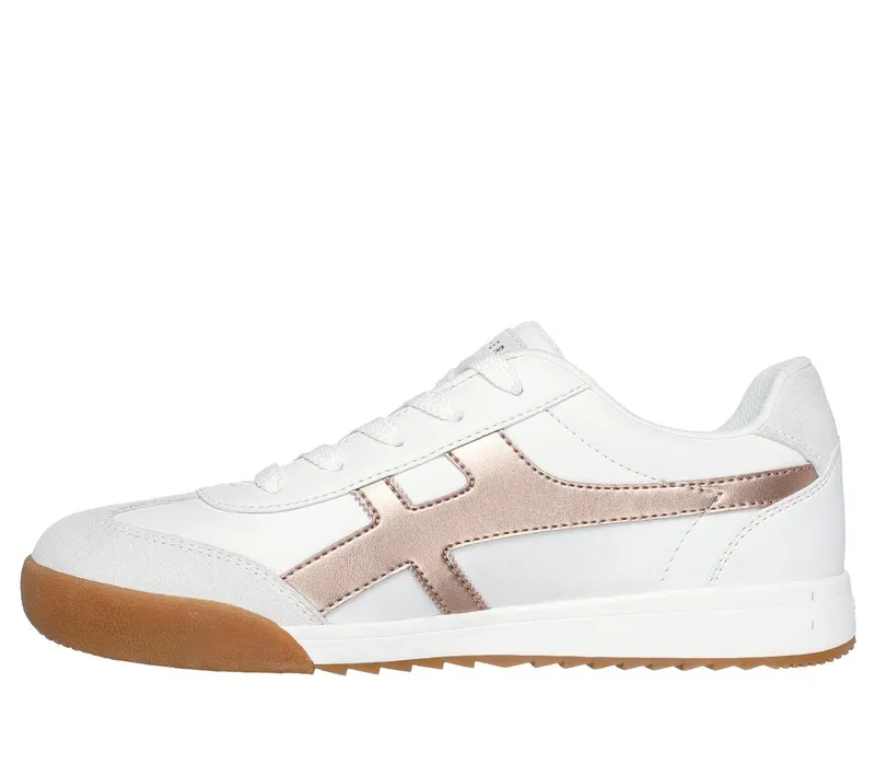 Skechers Zinger – Metallic Roads Sneaker White/Roos Gold