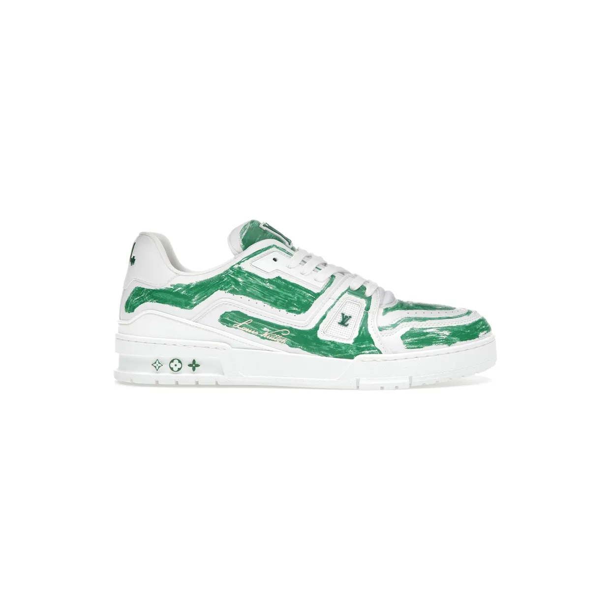 Louis Vuitton Trainer Colored-In Motif Green (1ABLWV)