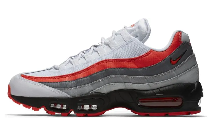 Nike Air Max 95 Essential White Bright Crimson (749766-112)
