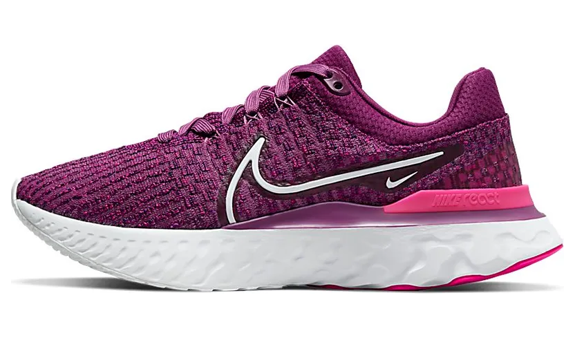 Nike React Infinity Run Flyknit 3 Straßenlaufschuh für Lila (DD3024-500)