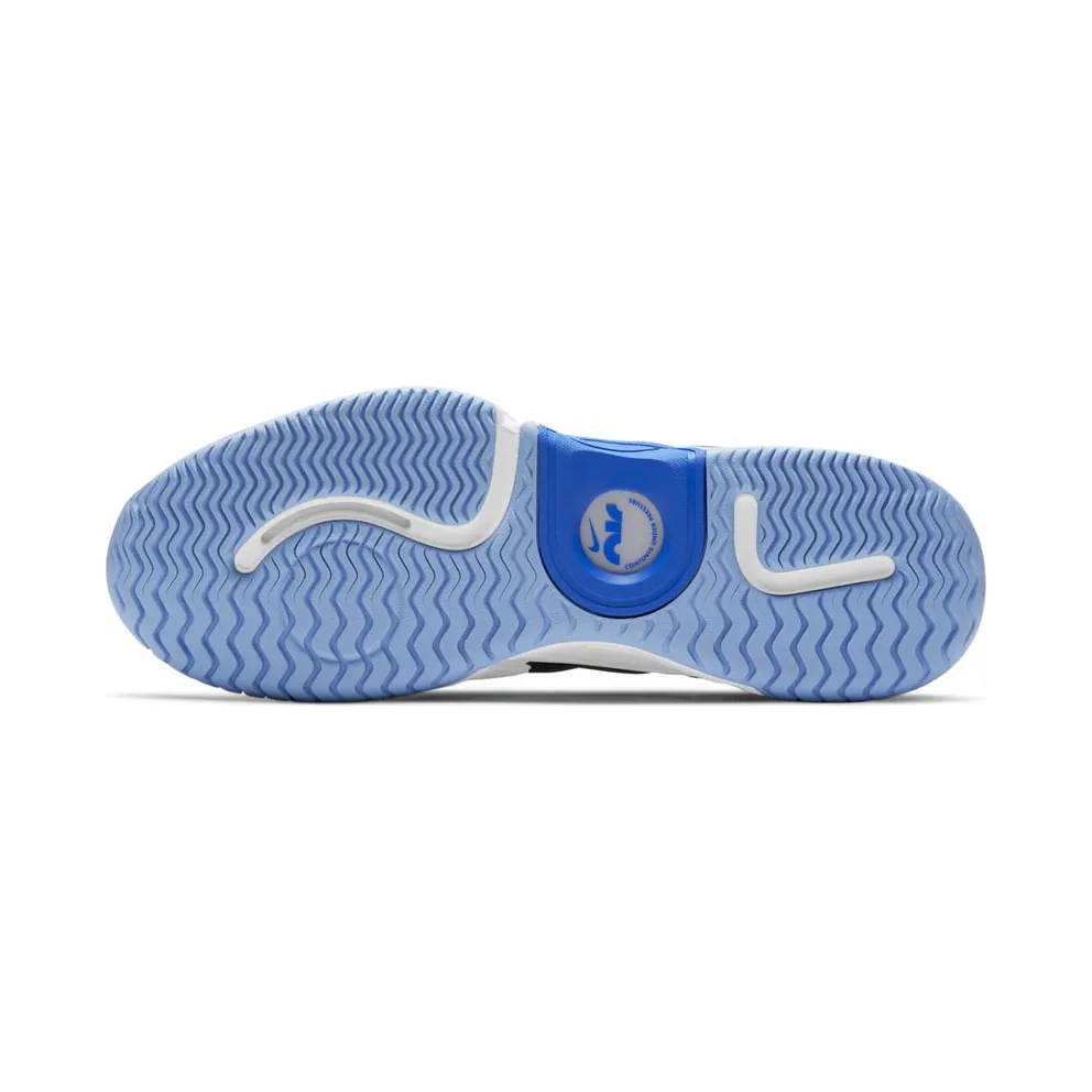 NikeCourt Air Zoom GP Turbo Hardcourt “Grey Fog / Aluminium / White / Hyper Royal” (CK7513-024)