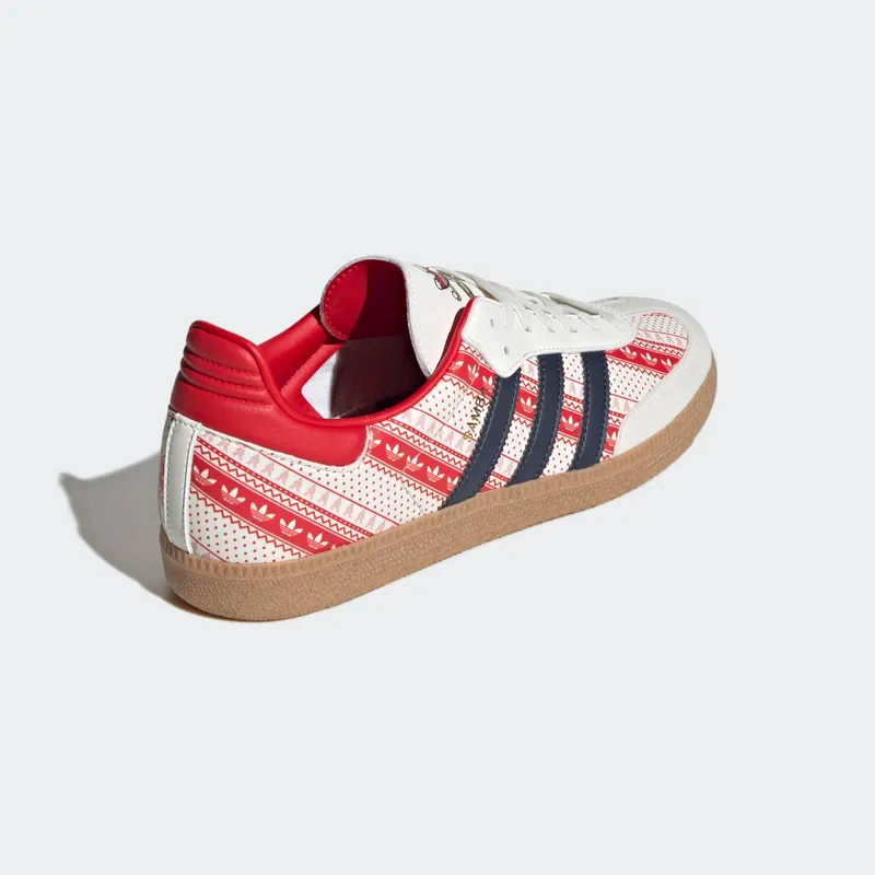 Adidas Samba Vegan Christmas Cloud White / Shadow Navy / Vivid Red (GZ4711)