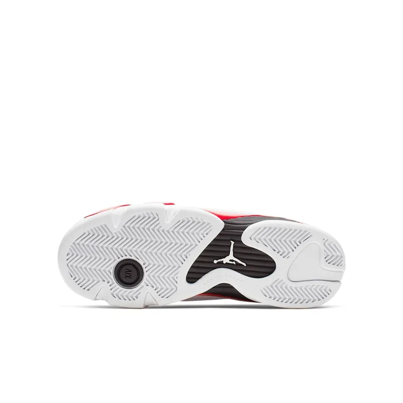 Jordan 14 Retro Rip Hamilton (GS) White/Black-Varsity Red-Metallic Silver (487524-100)