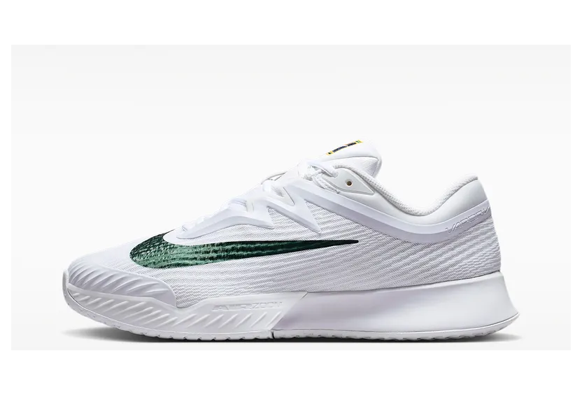 Nike Court Air Zoom Vapor Pro 3 HC “White / University Gold / University Red / Gorge Green” (IR3543-100)