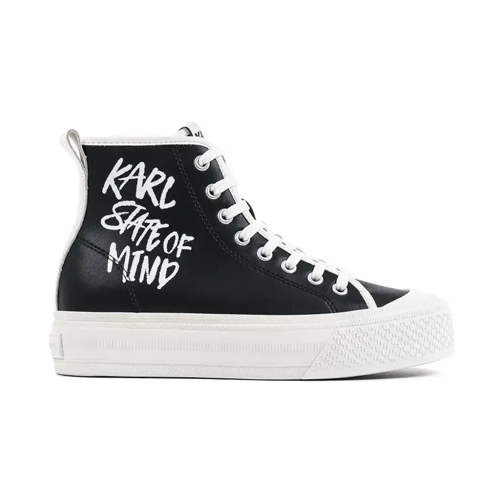 Karl Lagerfeld Kampus Max V high-top sneakers – Schwarz (KL60545)