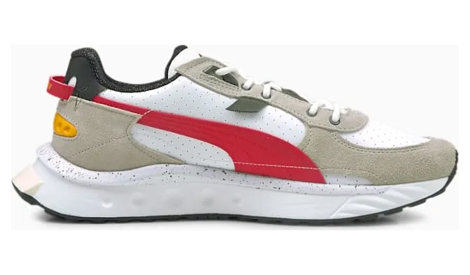Puma Scuderia Ferrari Wild Rider Wit/Grijs/Rood (306937-02)