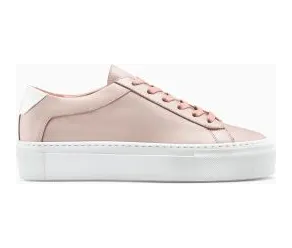 Koio Women’s Platform Sneaker Rosa Pink Leather Platform Pink (PLRO)