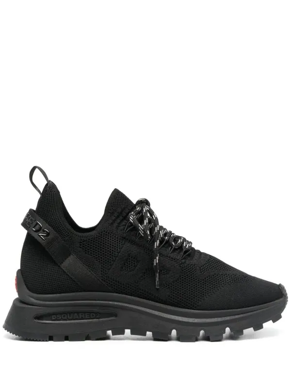 DSQUARED2 Harren mit Jacquard-Logo – Black (SNM021159204353)