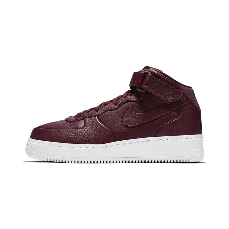 Nike Lab Air Froce 1 Mid Night Maroon (819677-661)