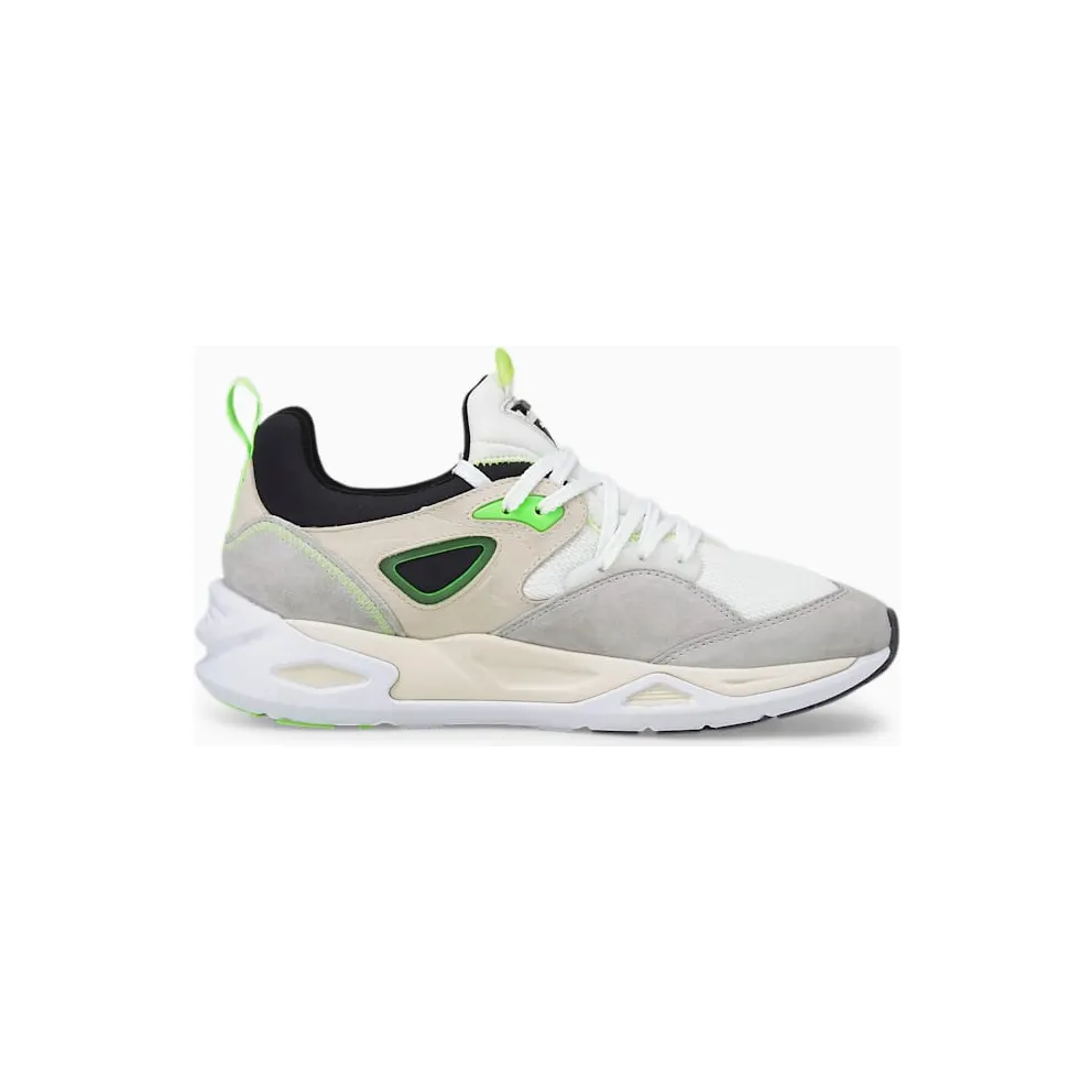Women’s PUMA Trc Blaze The Triangl White/Nimbus Cloud/Green Glare (383104-02)