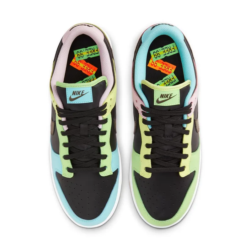 Nike Dunk Low Free 99 Black (GS) (2021) – “Black / Dark Chocolate / Copa / Pink Foam” (DH0952-001)