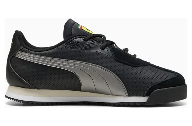 Puma Roma S Scuderia Ferrari Black Aged Silver (308909-01)