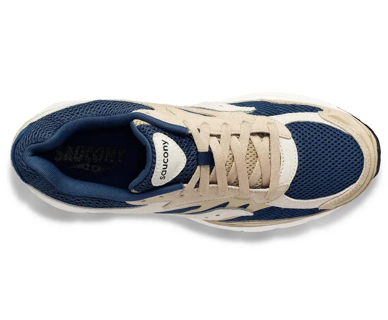 Saucony ProGrid Omni 9 Premium Beige Navy Blue (S70740-4)