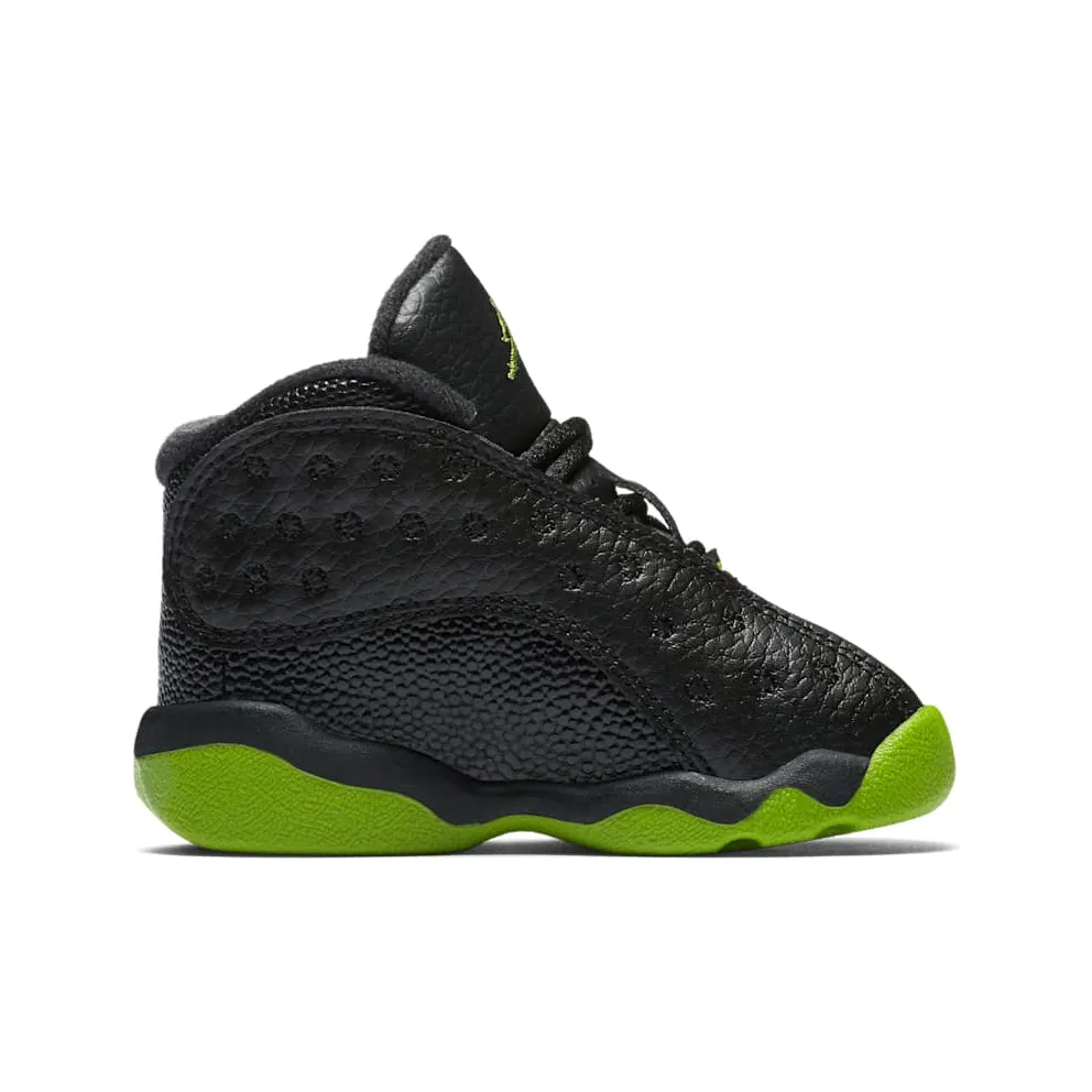 Jordan 13 Retro Black White Altitude Green (414581-042)