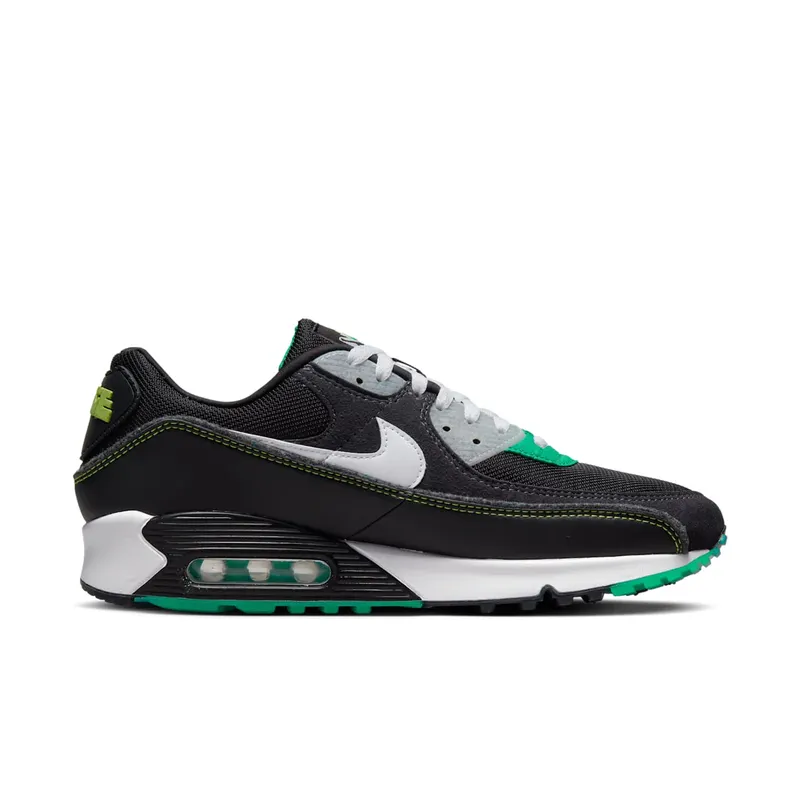 Nike Air Max 90 Psychedelic Black – “Black / White / Wolf Grey / Green” (DV3335-001)