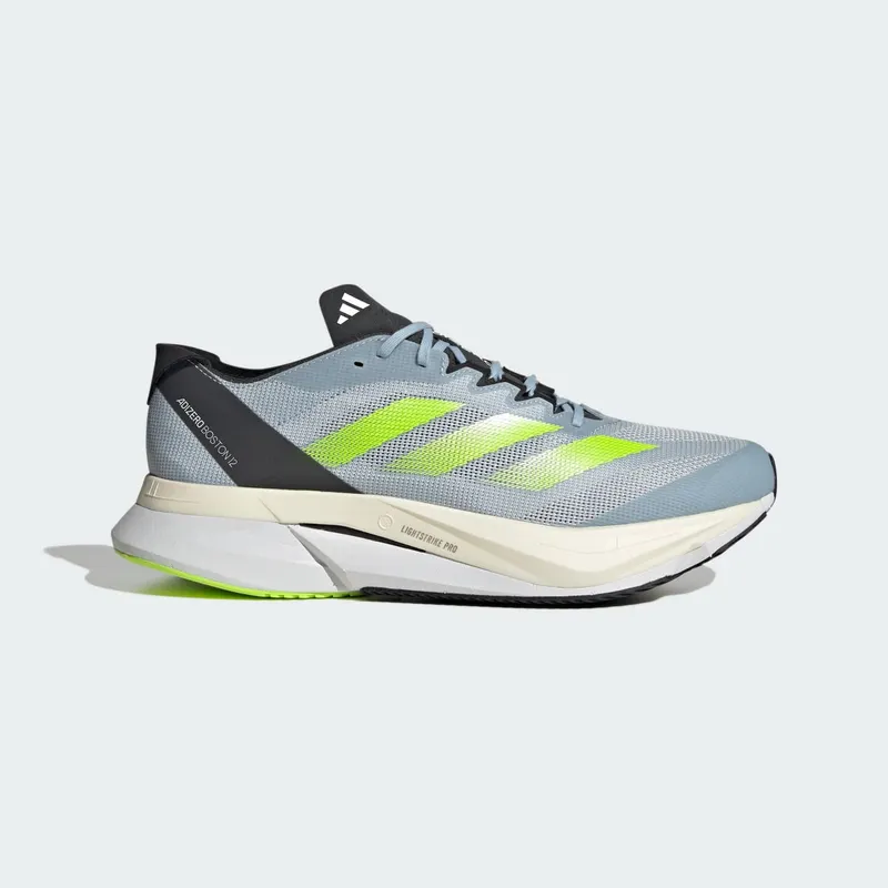 adidas Adizero Boston 12 Wonder Blue Lucid Lemon Carbon (ID4233)