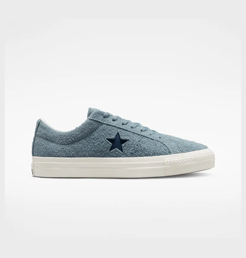 Converse One Star Pro Vintage Suede Tidepool Grey/navy/egret