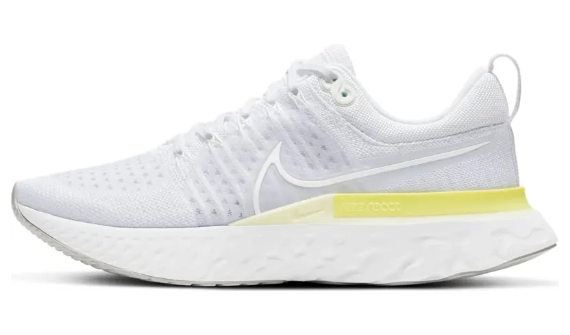 Nike React Infinity Run Flyknit 2 White Light Citron (CT2423-100)
