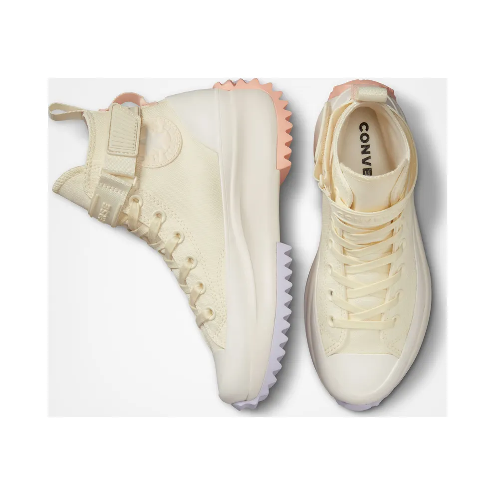Converse Run Star Hike Platform Utility Strap Soft Dune/egret