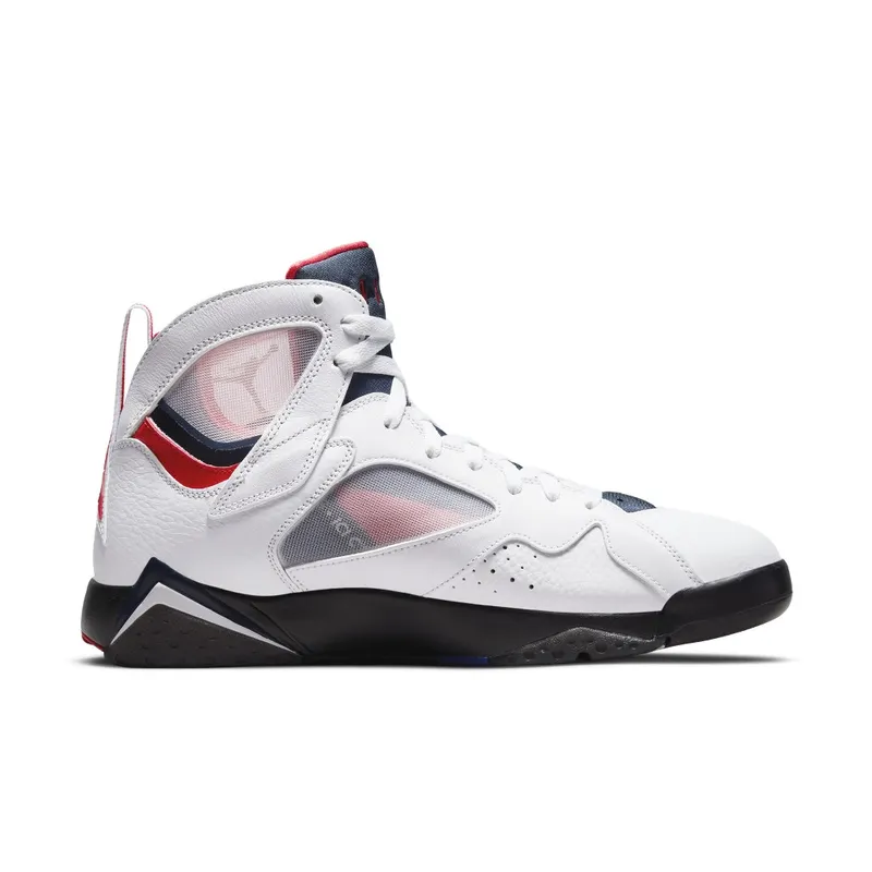 Air Jordan x PSG Retro 7 (2021) – “White / College Navy / Sport Royal / University Red” (CZ0789-105)