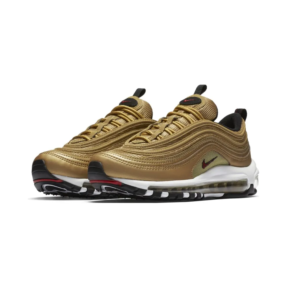 Nike Air Max 97 Metallic Gold (W) (2017/2018) Metallic Gold/Varsity Red-White-Back (885691-700)