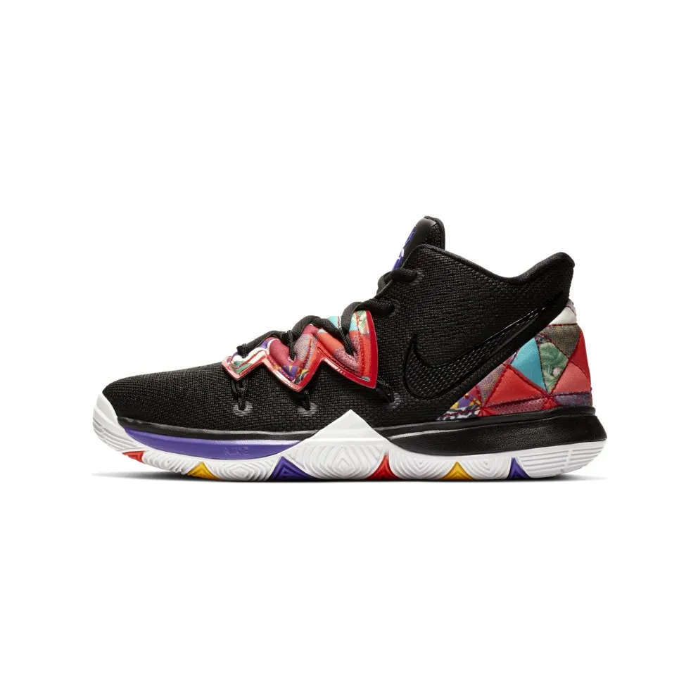 Nike Kyrie 5 Chinese New Year 2019 (GS) Black/Summit White-Black (AQ2456-010)