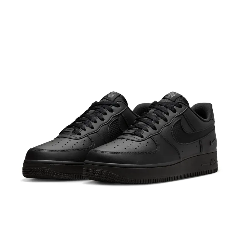 Nike Air Force 1 ’07 LV8 “Triple Black Ripstop” (IH4452-001)