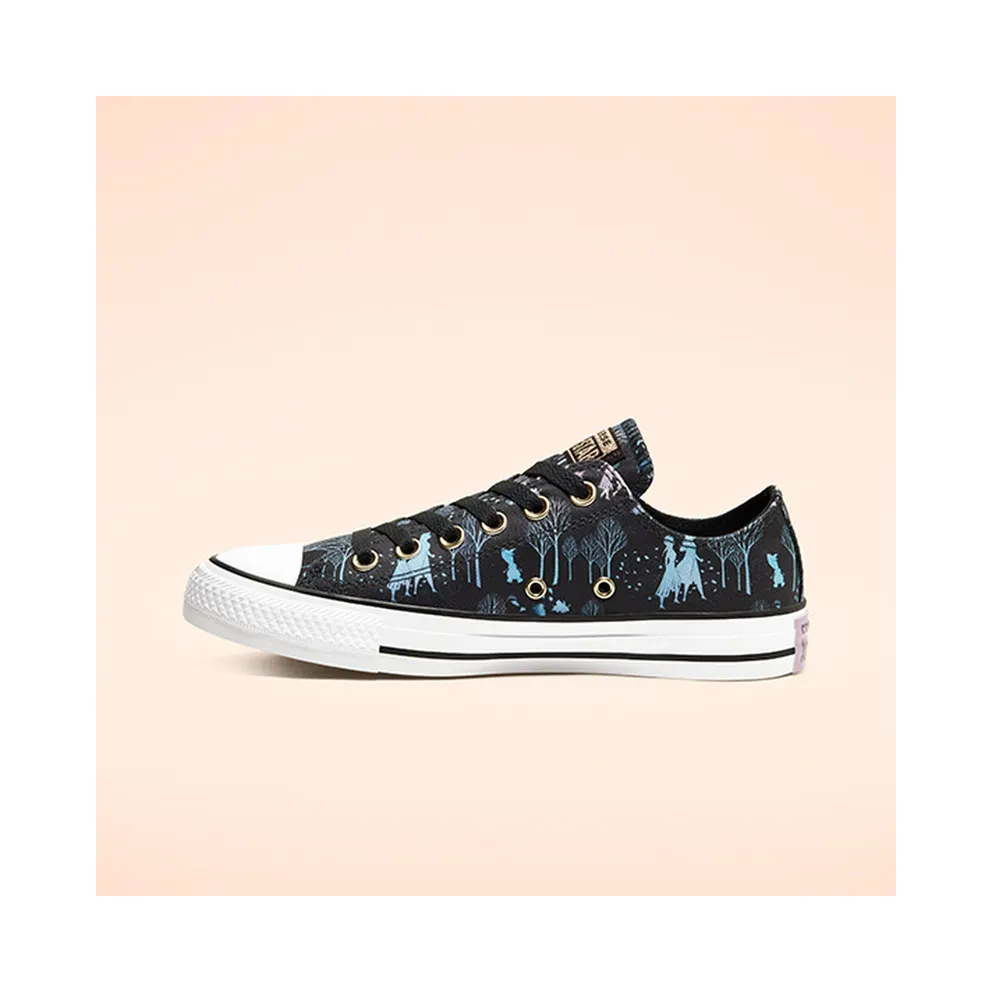 Converse Chuck Taylor All-Star Low Frozen 2 Black Black/Multi-White (167359C)