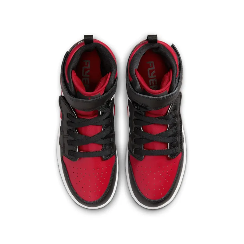Jordan 1 High FlyEase Black White Fire Red (DC7986-061)