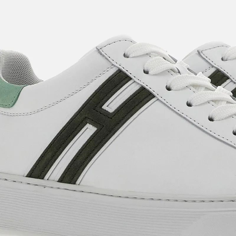 Sneakers Hogan H365 Green White (HXM3650J310QBL543Q) (5)