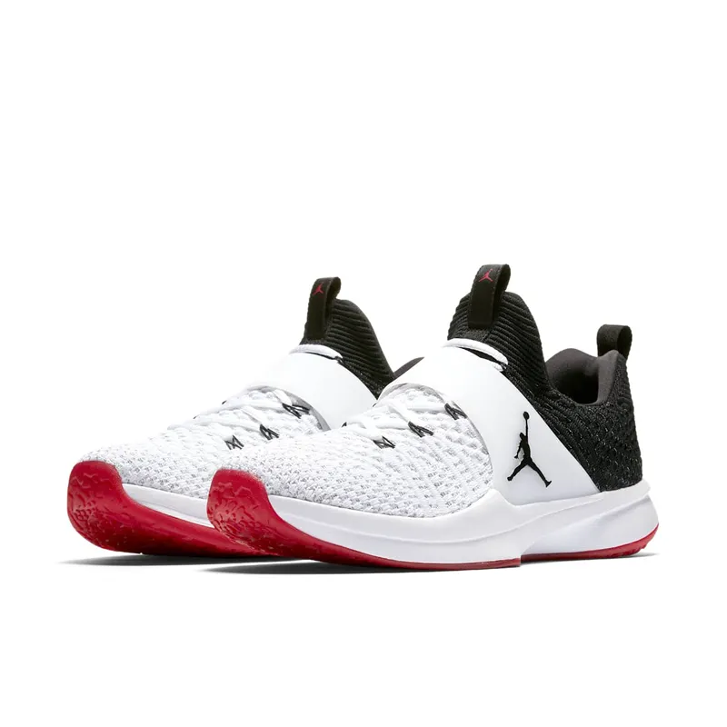 Jordan Trainer 2 Flyknit White Black Red White/Black-Gym Red (921210-101)