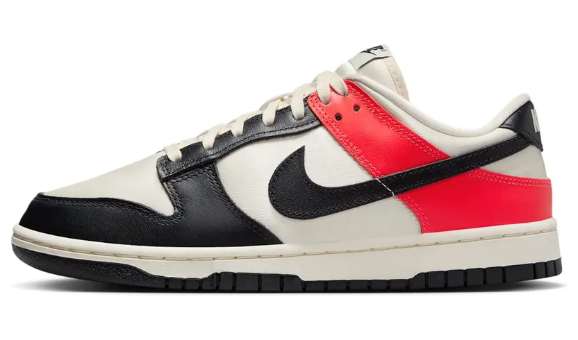 Nike Dunk Low “Black Toe Bright Crimson” (HQ3423-635)