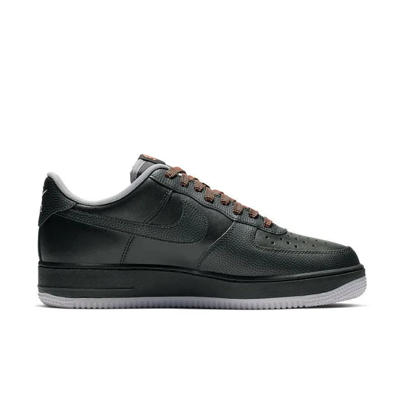Nike Air Force 1 Low Detroit Away Black/Black-Atmosphere Grey-Turf Orange-White (CD7789-001)