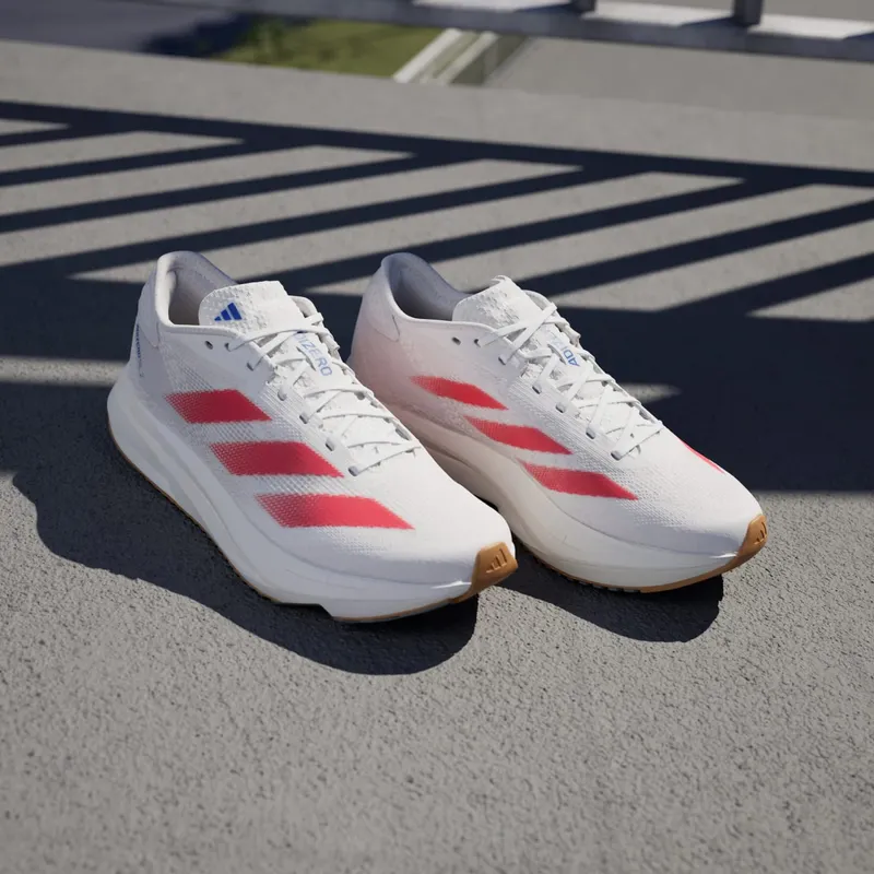 Adidas Adizero SL2 Running Shoes Cloud White / Pure Ruby / Royal Blue (IF9385)