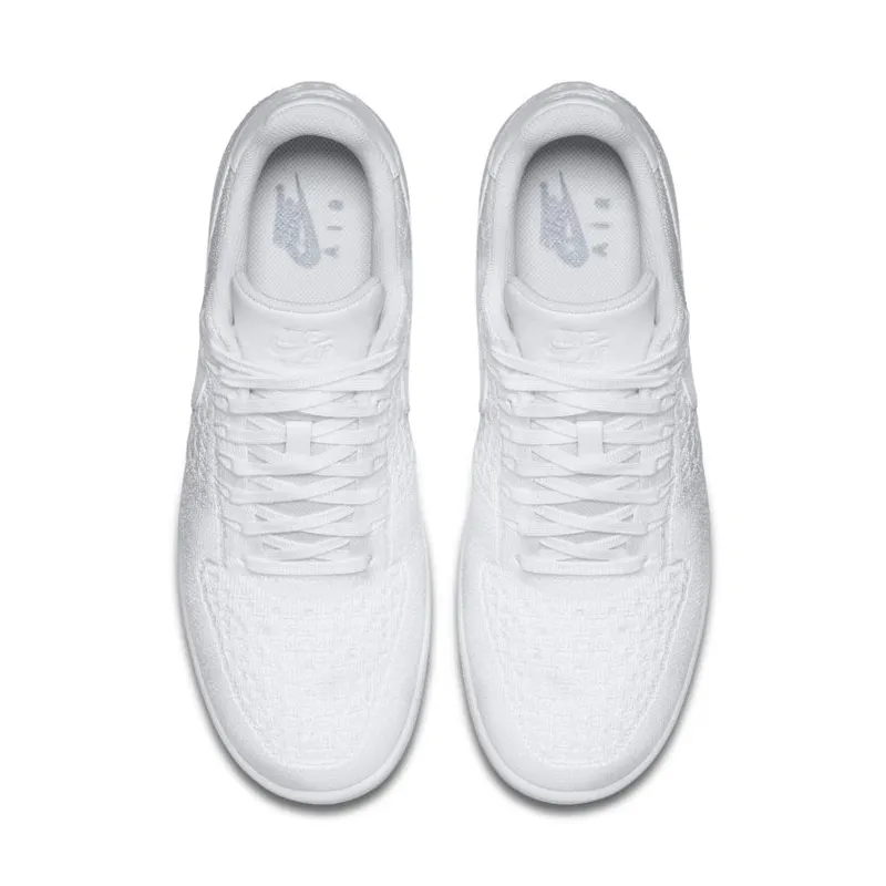 Nike Af1 Ultra Flyknit Low White/White-Ice White/White-Ice (817419-100)