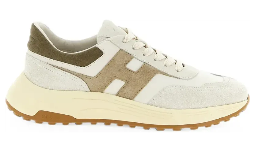 Hogan Hyperlight sneakers met logopatch – Beige (HXM5630FR30UI9)