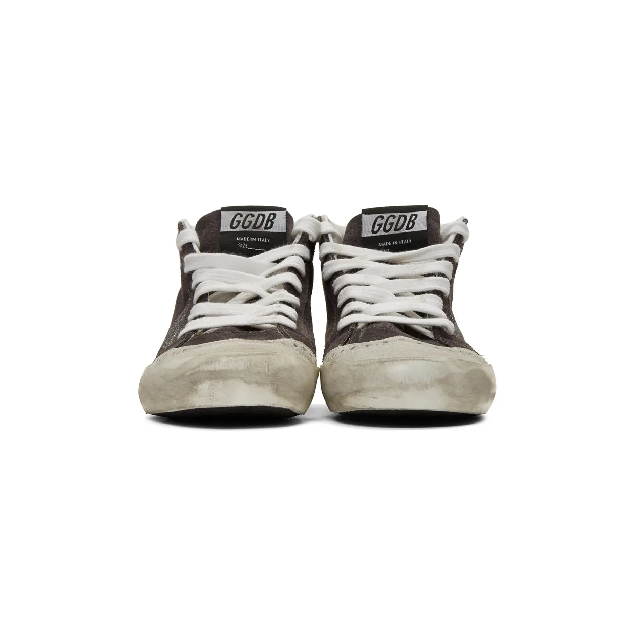 Golden Goose SSENSE Exclusive Grey Suede Glitter Mid Star Sneakers (F36WS634.Z8) (2)