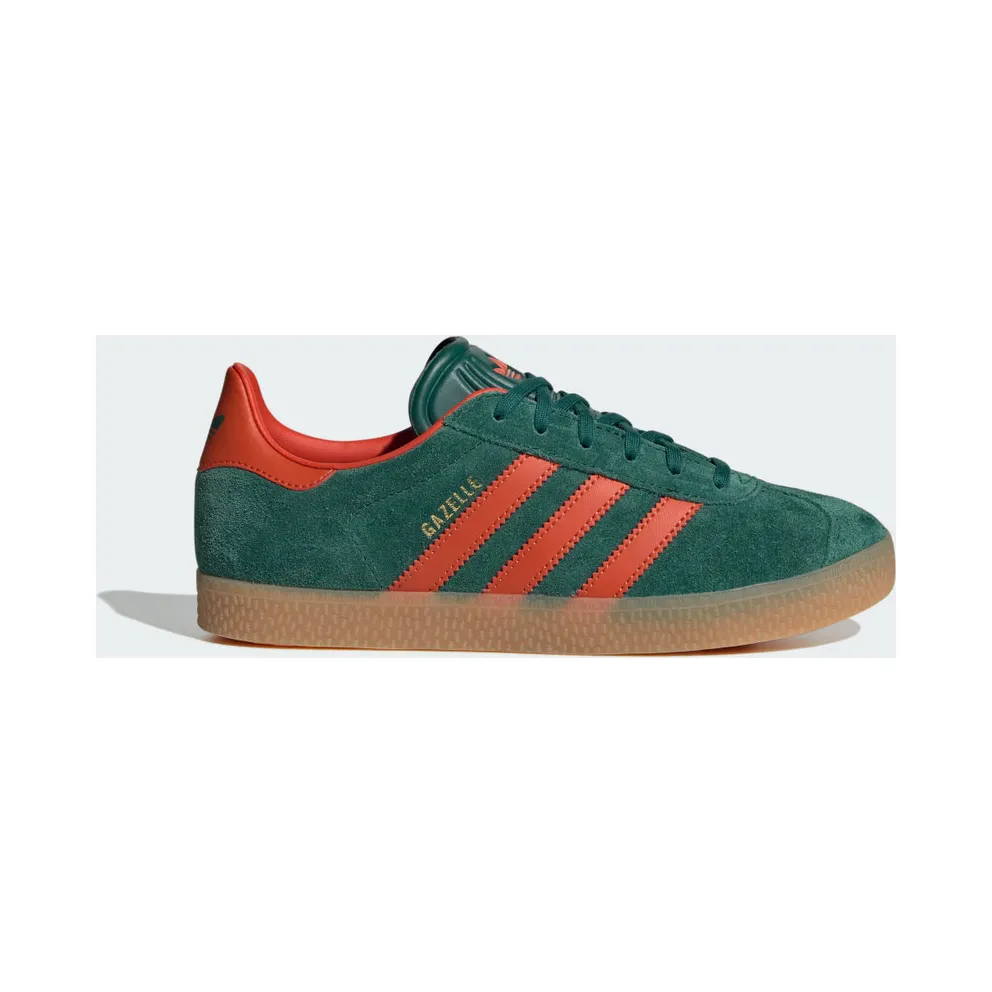adidas Gazelle Kids Collegiate Green / Preloved Red / Gum (IE8604)