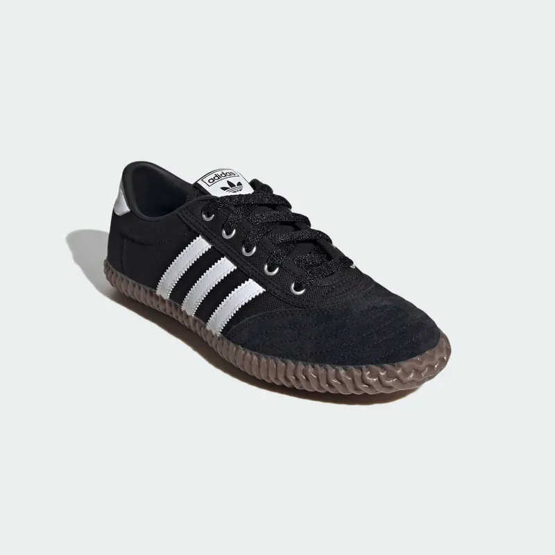 Adidas Volley Plimsoll Sneakers Core Black / Cloud White / Gum (JR6016)