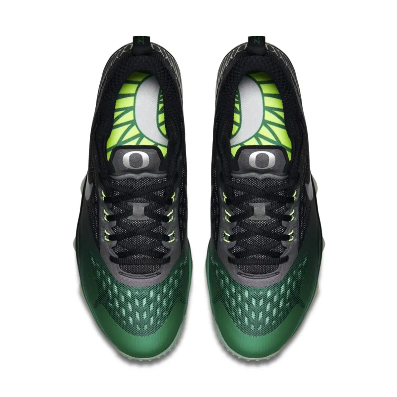 Nike Zoom Hypercross TR Oregon Ducks Black/Kelly Green-Metallic Silver-Volt (684635-030)
