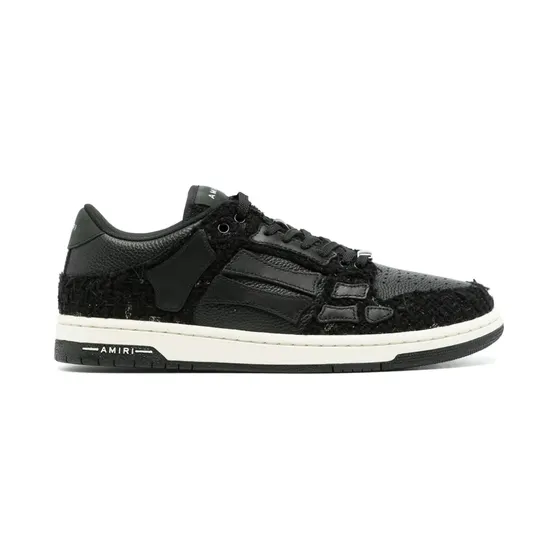 Amiri Skel Bouclé-Sneakers “Black” (AMFOSR1007)