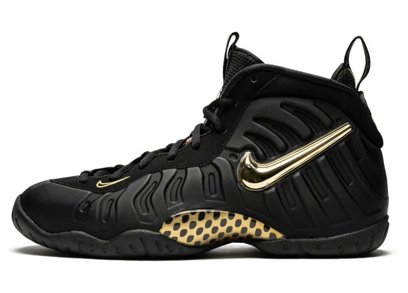 Nike Air Foamposite Pro GS Black Metallic Gold (644792-010)